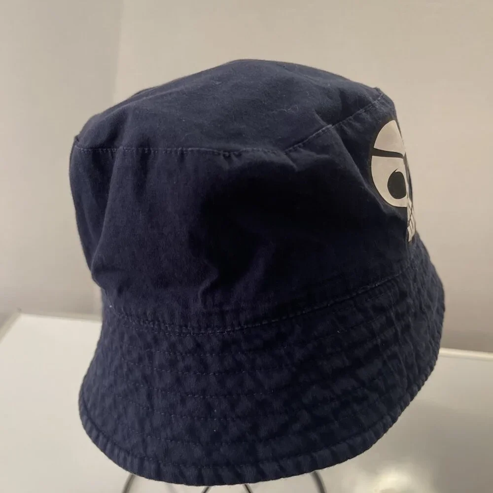Boys Reversible Shark All Over Print Bucket Hat In Blue White Good Vibes Lookout